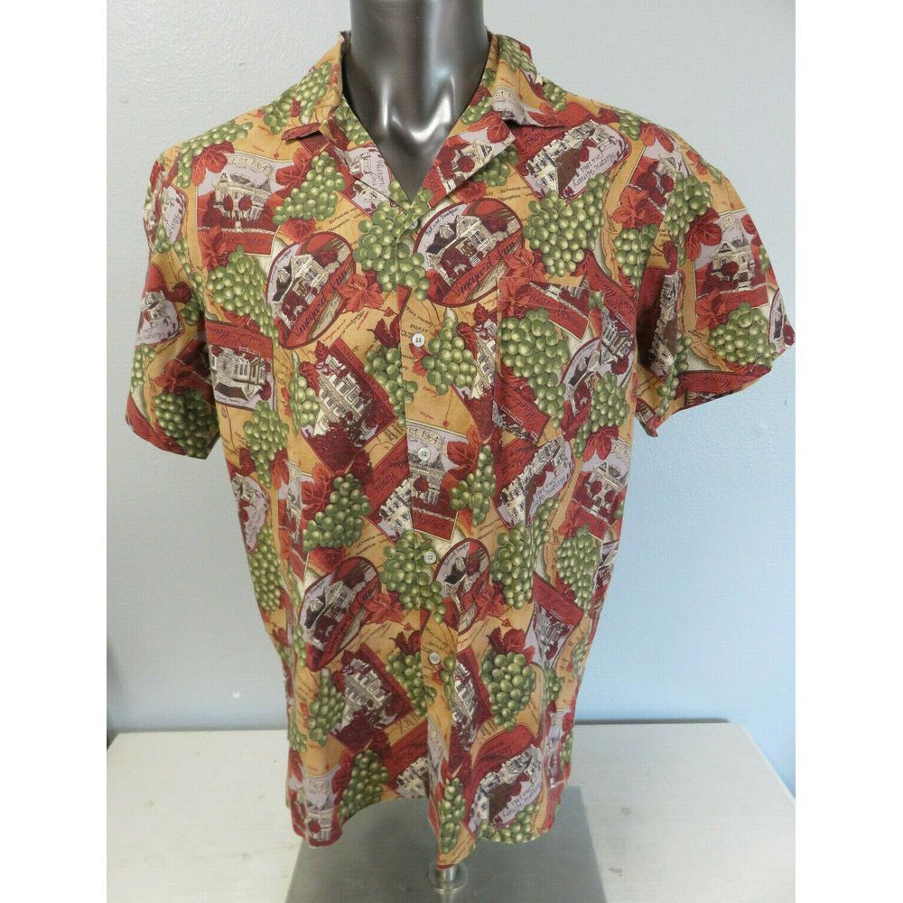 PECO Culinary Classics Vineyard California Winery Wine Country  Shirt‎ Size L